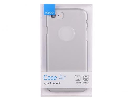 Чехол Deppa 83268 Air Case для для Apple iPhone 7, серебряный