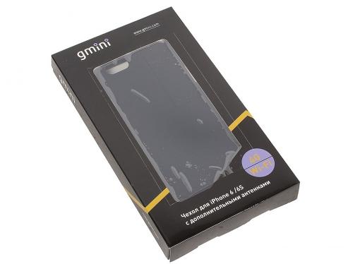 Чехол-накладка с дополнительными антеннами для iPhone 6/6S Gmini GM-AC-IP6BK Black клип-кейс, пластик