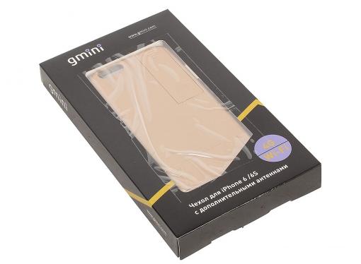 Чехол с дополнительными антеннами Gmini GM-AC-IP6LG, для iPhone 6/6S, для улучшения качества 4G и Wi-Fi сигнала, Золотой