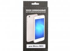 Чехол-накладка для Meizu M5C DF mzCase-18 клип-кейс, силикон, прозрачный