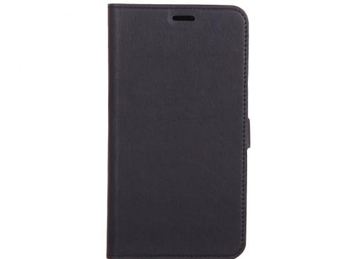 Чехол-книжка для Huawei Y7 (2017) DF hwFlip-26 Black флип, искусственная кожа, пластик