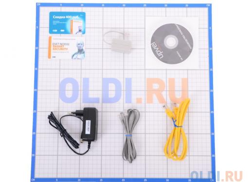 Маршрутизатор UPVEL UR-835VCU Bandle Двухдиапазонный VDSL2 / ADSL2+ / Gigabit Wi-Fi роутер 802.11ac 1600 Мбит/с  + Бонус ESET Nod32 Smart Security 3 м