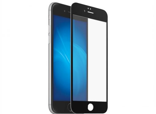 Защитное стекло для Apple iPhone 6 с цветной рамкой (white), DF