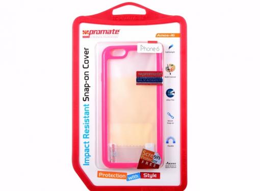 Накладка для iPhone 6 Promate Amos-i6 розовый