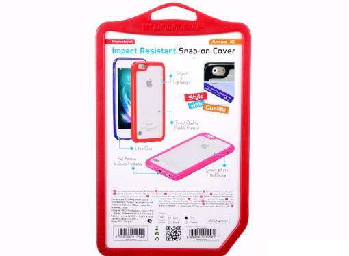 Накладка для iPhone 6 Promate Amos-i6 розовый