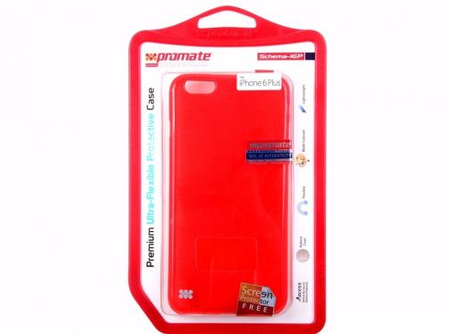 Накладка для iPhone 6 Plus Promate Schema-i6P красный