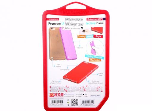 Накладка для iPhone 6 Plus Promate Schema-i6P красный