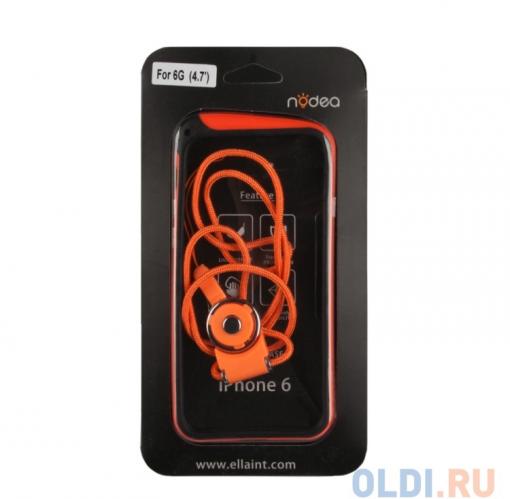 Бампер для iPhone 6/6s NODEA со шнурком (оранжевый) R0007138
