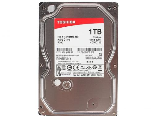 Жесткий диск 1Tb Toshiba P300 HDWD110UZSVA SATA III ( 3.5