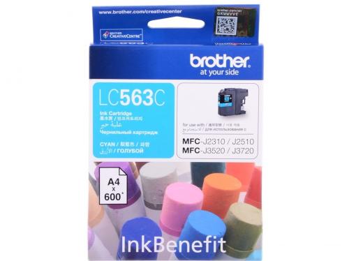 Картридж струйный Brother LC563C