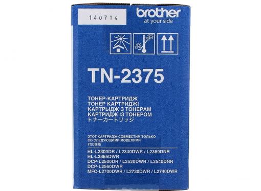 Тонер-картридж Brother TN2375 для HL-L2300D/HL-L2340DW/HL-L2360DN/HL-L2365DW/DCP-L2500D/DCP-L2520DW/DCP-L2540DN/DCP-L2560DW/MFC-L2700DW/MFC-L2720DW/MF