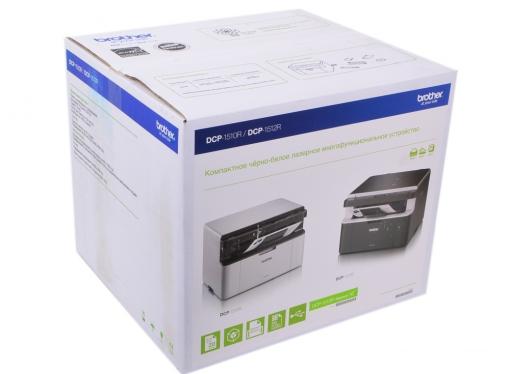 МФУ лазерное Brother DCP-1512R, принтер/сканер/копир, A4, 20стр/мин, USB