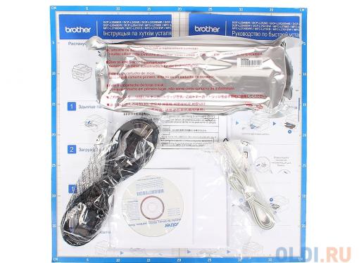 МФУ Brother MFC-L2700DWR лазерный, принтер/ сканер/ копир/ факс, A4, 26стр/мин, дуплекс, ADF, 32Мб, USB, LAN, WiFi