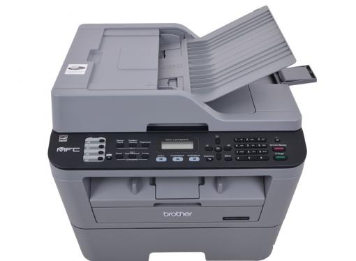 МФУ лазерное Brother MFC-L2700DNR принтер/ сканер/ копир/ факс, A4, 24стр/мин, дуплекс, ADF, 32Мб, USB, LAN