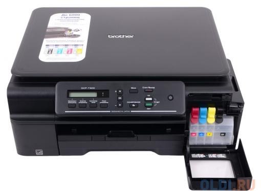 МФУ струйное Brother DCP-T300 Ink Benefit Plus принтер/сканер/копир, A4, 11/6 стр/мин, 64Мб, USB