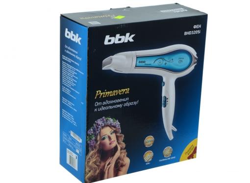 Фен BBK BHD3205i бело-голубой