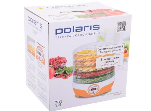 Сушилка для овощей и фруктов Polaris PFD 0605D, Оранжевый