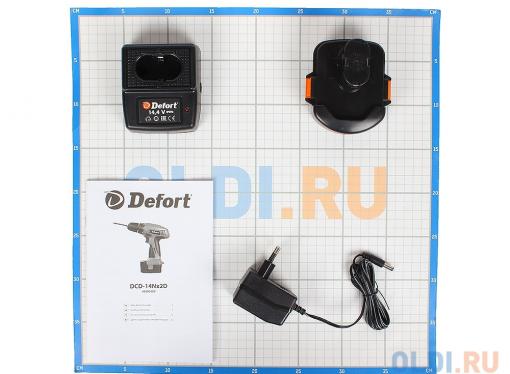Аккумуляторный шуруповерт Defort DCD-14Nx2D