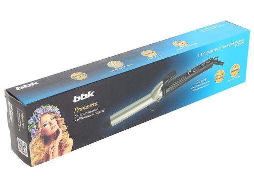 Щипцы для укладки волос BBK BST1025 черный/шампань