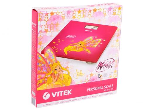 Весы напольные Vitek Winx WX-2151ST розовый