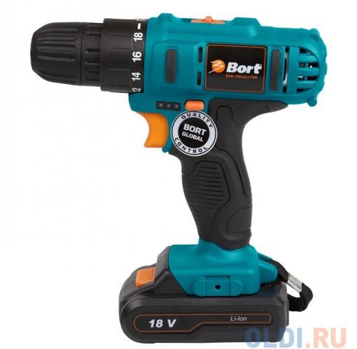 Аккумуляторный шуруповерт Bort BAB-18Ux2Li-FDK