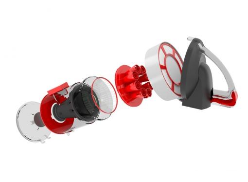 Пылесос Thomas Multi Cyclone Pro 14 сухая уборка чёрный красный