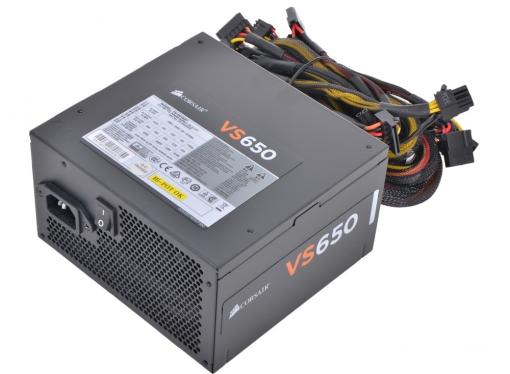 Блок питания Corsair 650W (VS650) v.2.31,A.PFC,Fan 12 cm,Retail