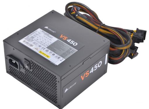 Блок питания Corsair 450W (VS450) v.2.31,A.PFC,Fan 12 cm,Retail