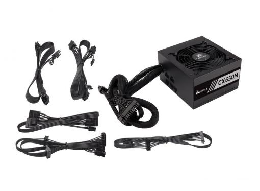 Блок питания Corsair 650W Builder Series (CX650M) v.2.3,A.PFS,80 Plus Bronze,Fan 12 cm,Modular,Retail
