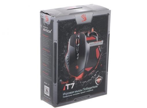 Мышь A4-Tech Bloody T7 Winner черный (4000dpi) USB игровая (9кнопок)