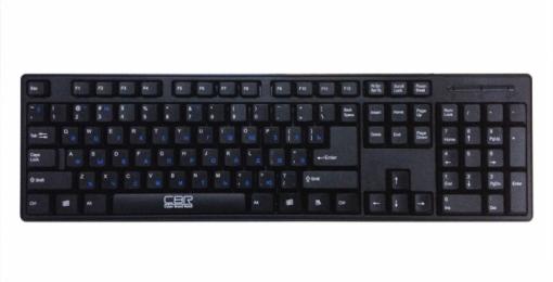 Клавиатура CBR KB 106, 107 кл., офисн., PS\2