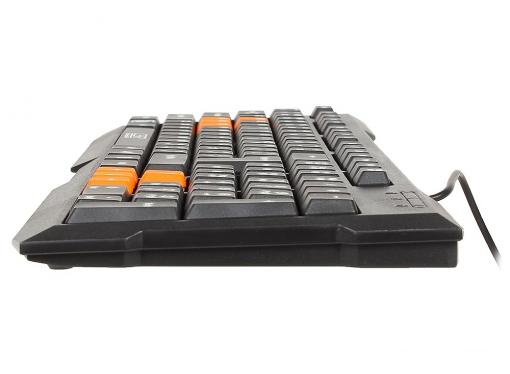 Клавиатура CBR KB 116, 104 кл., slim, провод 1,4м, USB
