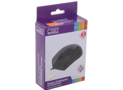 Мышь CBR CM-100 Black, оптика, 800dpi, офисн., USB,