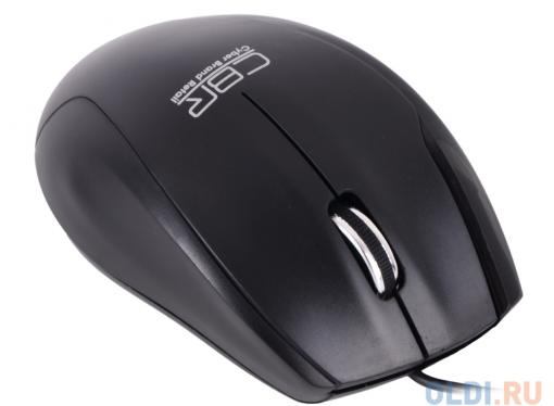 Мышь CBR CM-307 Black, 1200 dpi, провод 1,3м, USB