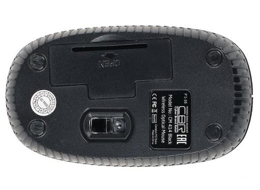 Мышь CBR CM-414 Black, оптика, радио 2,4 Ггц, 1200 dpi, USB