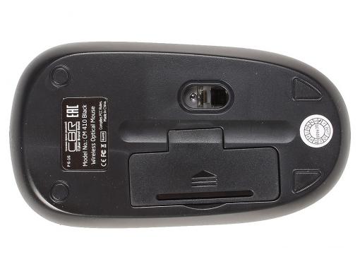 Мышь CBR CM-410 Black, оптика, радио 2,4 Ггц, 1200 dpi, USB