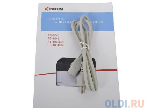 Принтер Kyocera FS-1040 (Лазерный, 20стр/мин, 600dpi, USB2.0, A4)