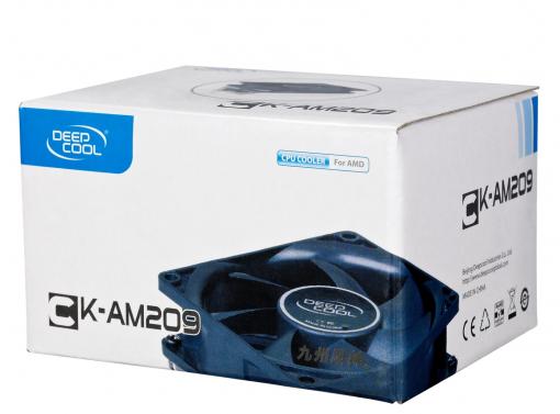 Кулер для процессора Deep Cool CK-AM209 AM3/AM2/939/754 алюминий