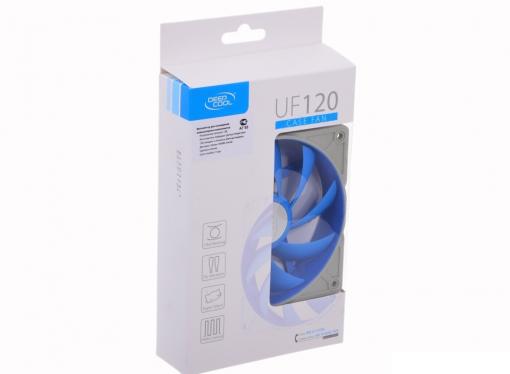 Вентилятор DeepCool UF 120 (4pin 18-29dB 500-1500rpm 172g anti-vibration)