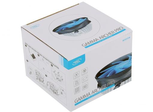 Кулер для процессора DeepCool GAMMA ARCHER PRO 1150/1155/AM3+/FM1/FM2 4pin 17-21dB Al+Cu 110W 315g