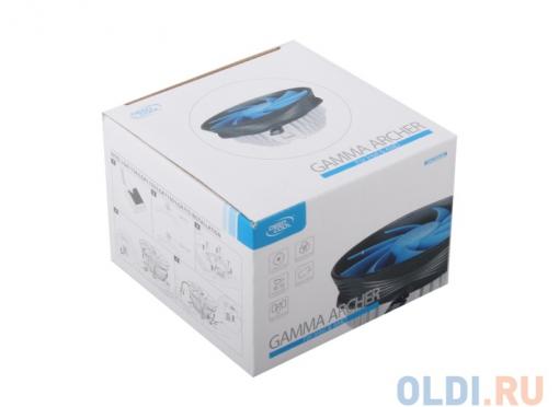 Кулер для процессора DeepCool GAMMA ARCHER 1150/1155/1156/AM2+/AM3+/FM1/FM2 3pin 21dB Al 95W 301g clamp