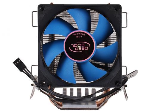 Кулер для процессора DeepCool ICE EDGE MINI FS V2.0 1366/1156/775/ FM1 All Series/AM2/AM3  2 тепловые трубки+Медное основание TDP: 95Вт
