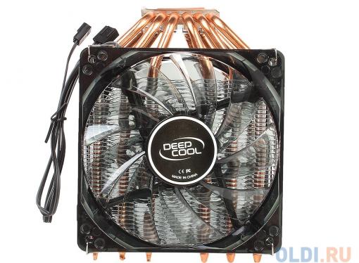 Кулер для процессора DeepCool NEPTWIN V2 (LGA2011-V3/2011/1366/1156/55/51/50/775/FM2+/FM2/FM1/AM3+/AM3/AM2+/AM2,TDP 150W, PWM, DUAL FAN, DUAL Heatsink, 6 Heatpipe)