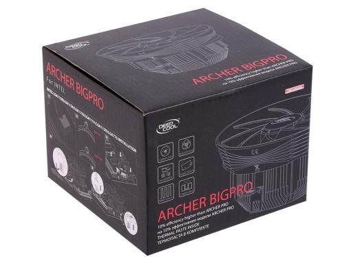 Кулер DeepCool GAMMA ARCHER BIGPRO (LGA1156/55/51/50/775/FM2/FM1/AM4/AM3+/AM3/AM2+/AM2/940/939/754 TDP 125W, PWM, 120mm Al+Cu)