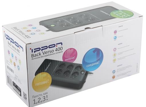 ИБП Ippon Back Verso 400 400VA/200W (4+2 EURO)