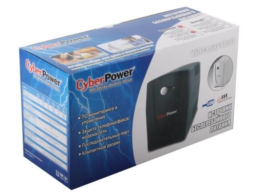 ИБП CyberPower VALUE 500EI-B 500VA/275W USB/RS-232/RJ11/45 (3 IEC)
