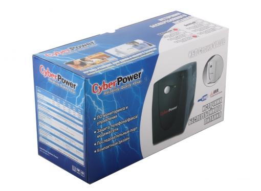 ИБП CyberPower VALUE 600EI-B 600VA/360W USB/RS-232/RJ11/45 (3 IEC)