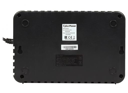 ИБП CyberPower BU600E 600VA/360W (3 EURO)