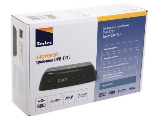 Цифровой телевизионный DVB-T2 ресивер TESLER DSR-710