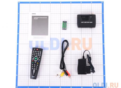 Цифровой телевизионный DVB-T2 ресивер BBK SMP016HDT2 черный